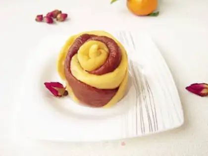 Make Coco-coffee roses step 10