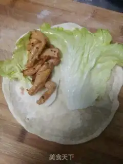 Make Pancake breakfast roll step 9