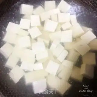 Make White mackerel tofu step 1