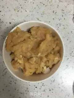 Make A cabbage chicken bun step 3