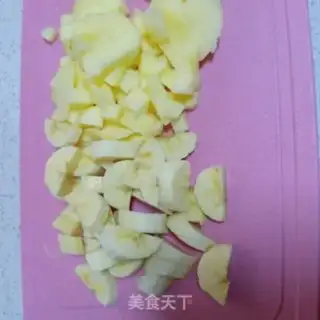 Make Apple banana shake step 1