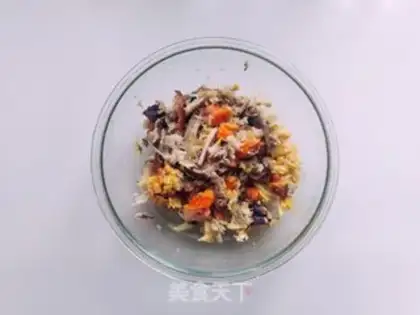 Make Crab tofu step 2