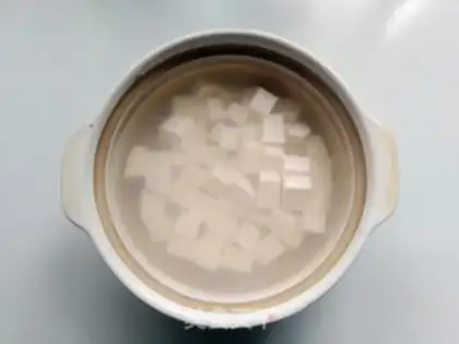 Make Crab tofu step 3