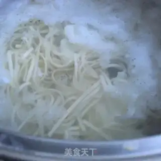 Make Sour egg and ham noodles step 6