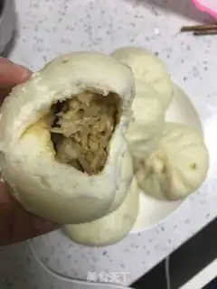 Make A cabbage chicken bun step 11