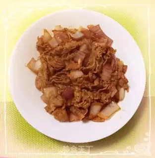 Make Black pepper sauce onion fried fat cow step 8