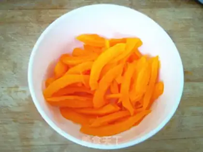Make Milk pumpkin sesame pie step 2