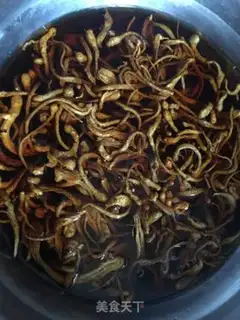 Make Mixer with thin meat soup step 1