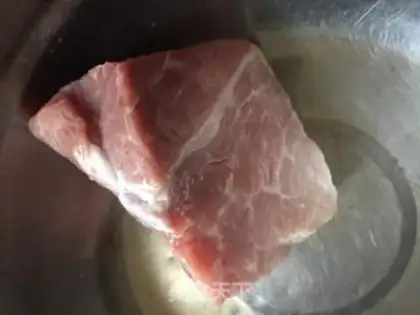 Make Mixer with thin meat soup step 2