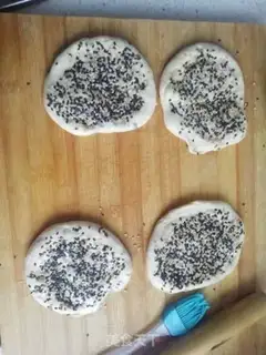 Make Sesame buns step 6