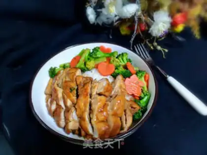 Make Chicken leg rice step 13