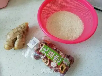 Make Rack rice tea step 0