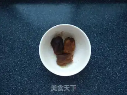 Make Black sesame dates step 2