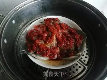 Make Steamed opium fish step 5