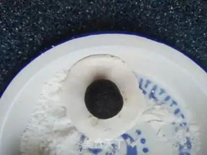 Make Black sesame dates step 7