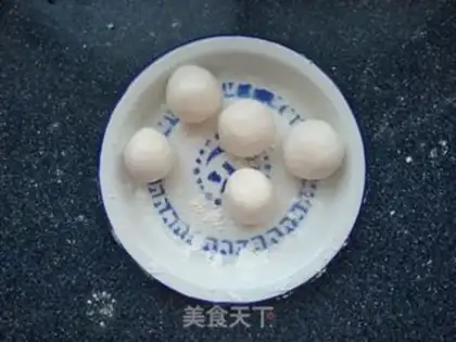 Make Black sesame dates step 9