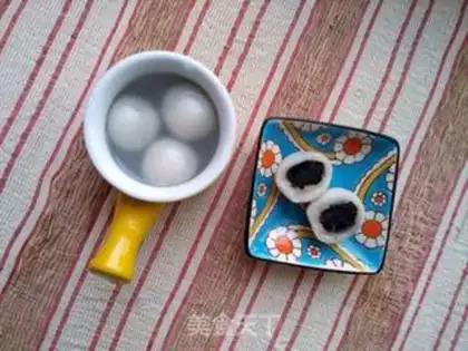 Make Black sesame dates step 12