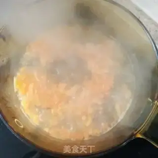 Make Wheat and mollow egg soup step 2