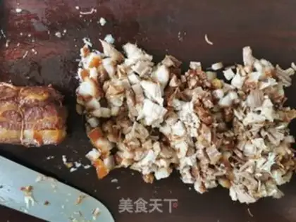 Make Powdered meat buns step 3