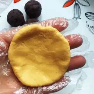Make Pumpkin rice cake step 5