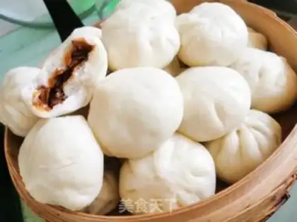 Make Powdered meat buns step 11