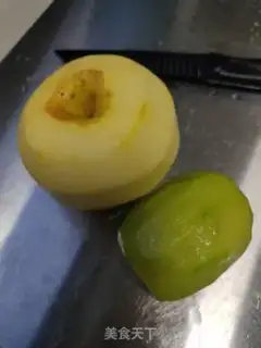 Make Pony apples with yogurt step 1