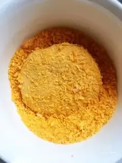 Make Pumpkin rice cake step 8