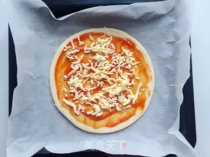 Make Beef shrimp pizza step 9