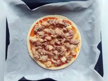 Make Beef shrimp pizza step 10
