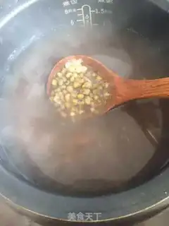 Make Green Bean lily soup step 4