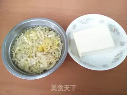Make Sour bean curd step 0