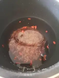 Make Black rice and bean porridge step 2