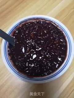 Make Black rice and bean porridge step 3