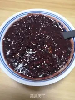 Make Black rice and bean porridge step 4