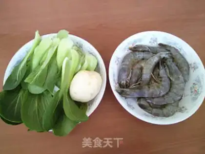 Make The mushroom shrimp step 1