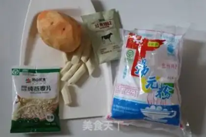 Make Oatmeal red potato phalanche step 0