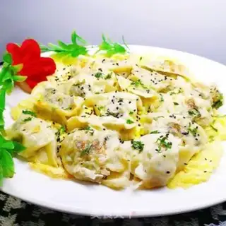 Make Eggs and dumplings step 8