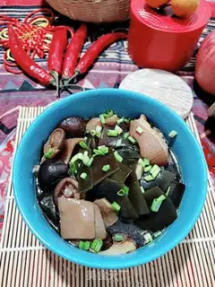 Make Pork-covered seaweed step 15