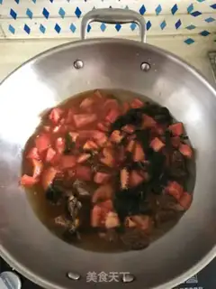 Make Seaweed tomato beef step 2