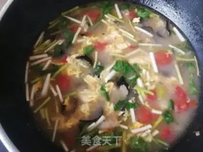 Make Fish head and egg soup step 13