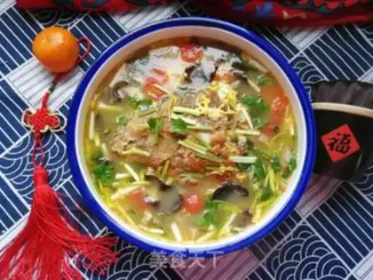 Make Fish head and egg soup step 14