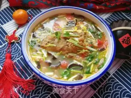 Make Fish head and egg soup step 16