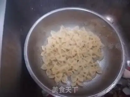 Make Butterfly noodles step 12