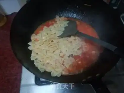 Make Butterfly noodles step 13