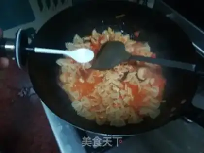 Make Butterfly noodles step 14