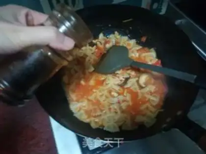 Make Butterfly noodles step 15