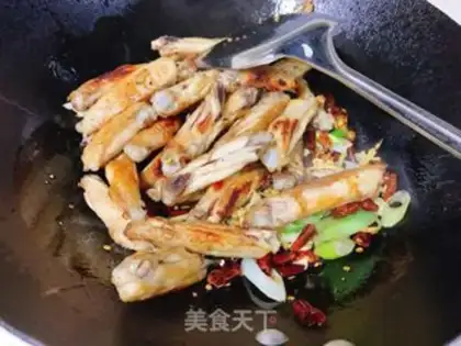 Make The dry chicken wings step 11
