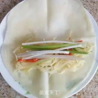Make Spring burrito step 5