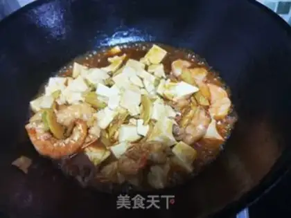 Make Shrimp tofu step 5