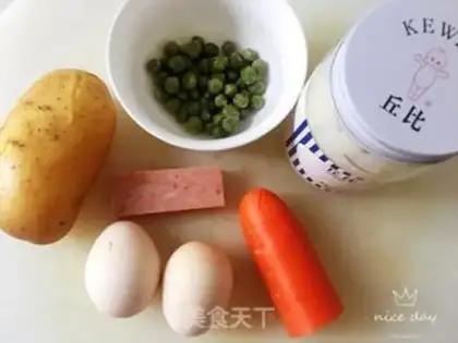 Make Potato egg salad step 0